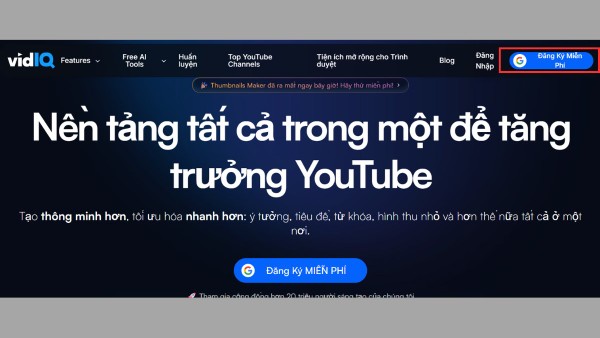 Mở trình duyệt và chọn mục “Sign Up”