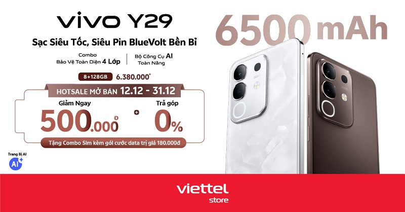 Ưu đãi mở bán Vivo Y29
