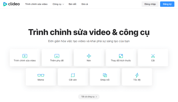 Trang web Clideo.com
