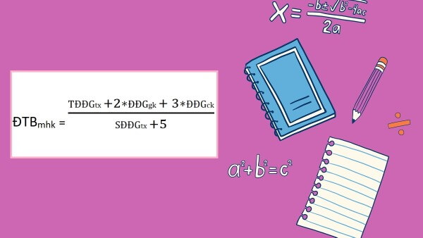 Các thông tin cần nhập khi dùng web tính điểm