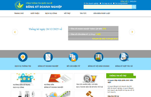 Trang Dangkykinhdoanh.gov.vn