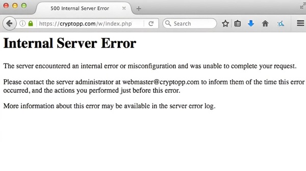 “Thủ phạm giấu mặt” gây ra lỗi Internal Server Error?
