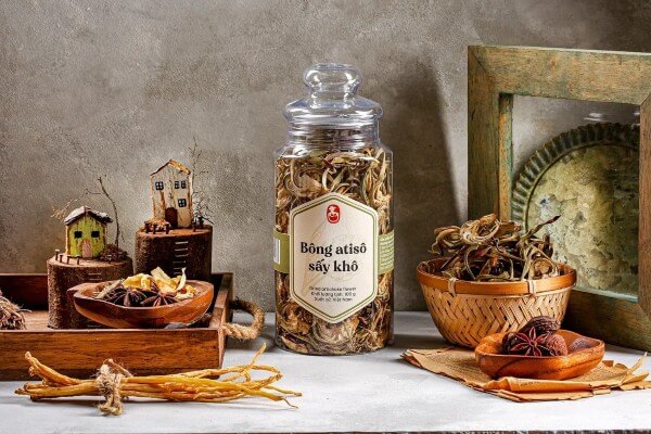 Bông atiso sấy khô