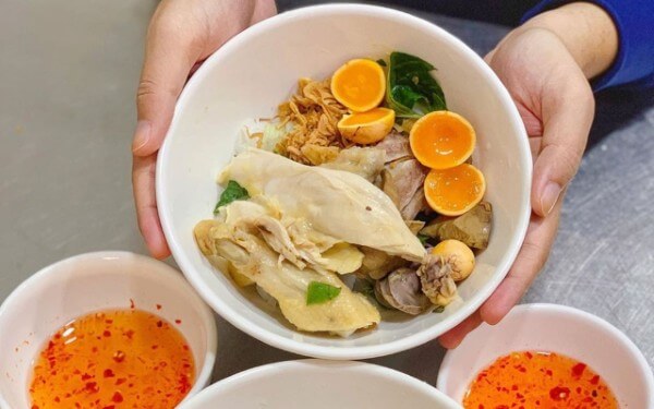 Bánh ướt lòng gà