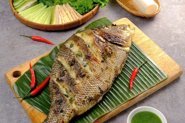 Cá nướng ớt xiêm xanh