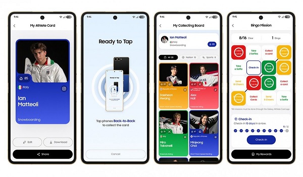 Galaxy Z Flip7 phiên bản Olympic được cài sẵn nhiều nội dung và dịch vụ thiết kế riêng cho các vận động viên tham dự Milano Cortina 2026