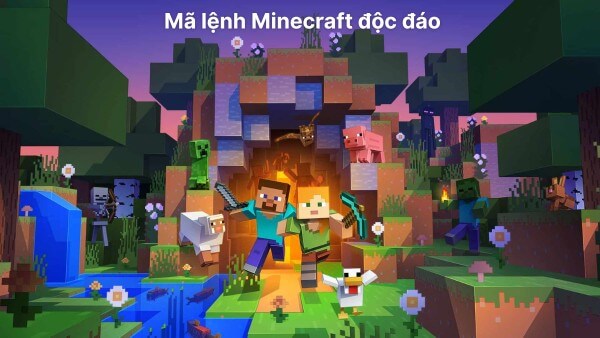 Các mã lệnh Minecraft cho hiệu ứng độc đáo