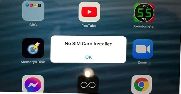 Do iPad bị khoá mạng