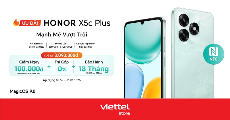 mở bán HONOR X5c Plus