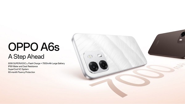 OPPO A6s 4G ra mắt với viên pin “khủng” 7.000 mAh, sạc nhanh SUPERVOOC 80W
