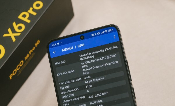 Đánh giá về mặt cấu hình POCO X6 Pro 5G
