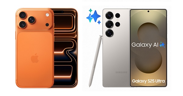 So sánh iPhone 17 Pro Max và Samsung Galaxy S25 Ultra