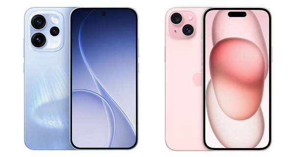 So sánh OPPO Reno15 5G và iPhone 15