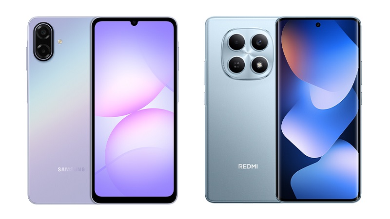 So sánh Samsung Galaxy A07 5G và Xiaomi Redmi Note 15