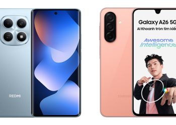 So sánh Xiaomi Redmi Note 15 4G và Samsung Galaxy A26 5G