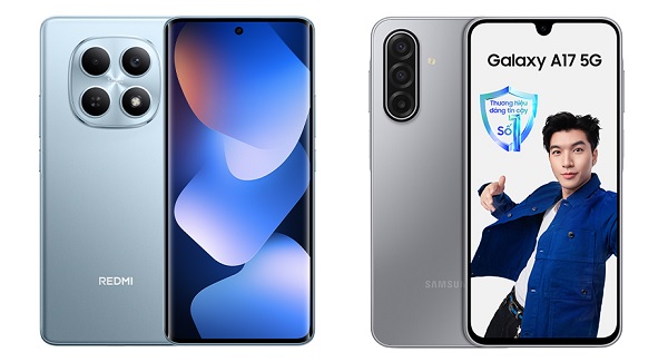 So sánh Xiaomi Redmi Note 15 và Samsung Galaxy A17 5G