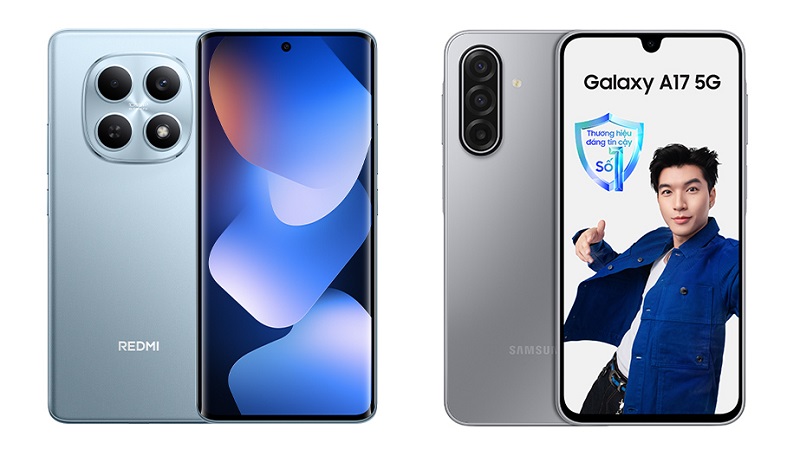 So sánh Xiaomi Redmi Note 15 và Samsung Galaxy A17 5G