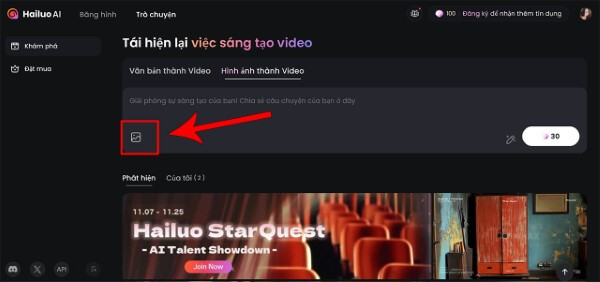 Chọn tải file ảnh từ máy tính