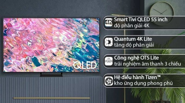 Smart Tivi Samsung QLED 4K 55 inch QA55Q60B