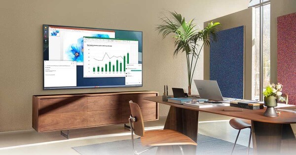 Không gian bài trí Tivi Samsung 55 inch phù hợp