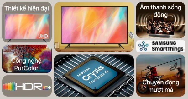 Smart Tivi Samsung UHD 4K 65 inch 65AU7700