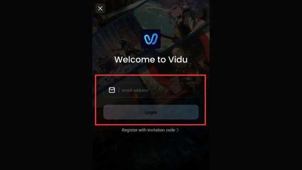 Mở ứng dụng và đăng ký/ đăng nhập
