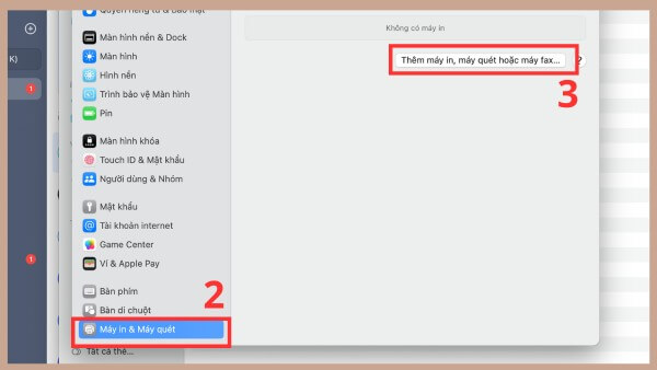 Chọn Máy in & Máy quét