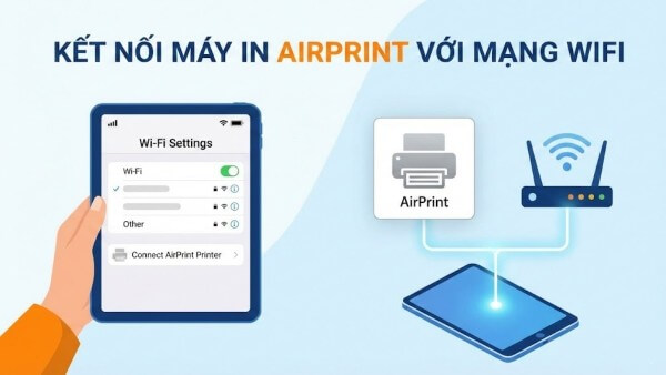 Tiến hành kết nối và kiểm tra các thiết bị phải sử dụng chung một mạng WiFi 