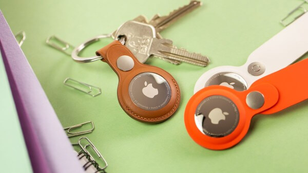 AirTag hình tròn với đường kính 32mm và độ dày chỉ 6mm