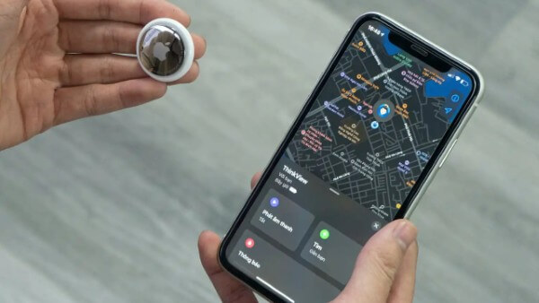 AirTag sử dụng công nghệ băng thông siêu rộng Ultra-Wideband (UWB)