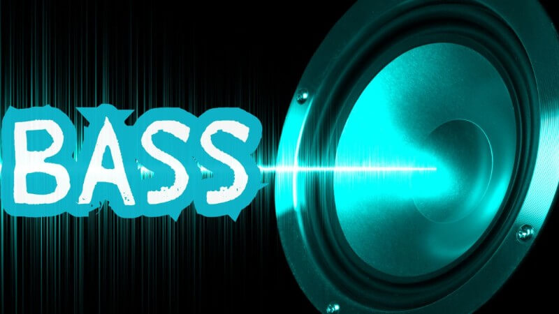 Âm bass có dải âm tần thấp nằm trong khoảng từ 20 Hz đến 250 Hz