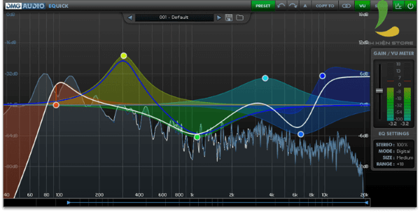 Cách điều chỉnh âm bass trên EQ phần mềm