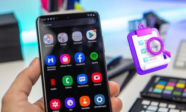 Truy cập bàn phím hoặc cài đặt liên quan để tìm bộ nhớ tạm của điện thoại