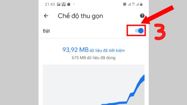 Bật Chế độ thu gọn