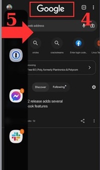 Mở phần mềm đầu tiên lên, sau đó vuốt nhẹ từ mép phải hoặc trái để gọi Edge Panel