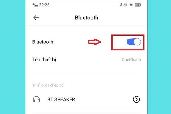 Bật Bluetooth