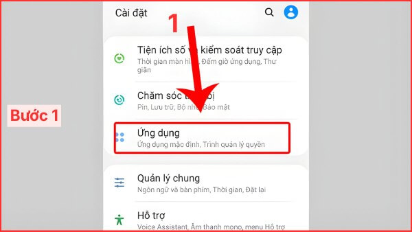 Chọn Ứng dụng
