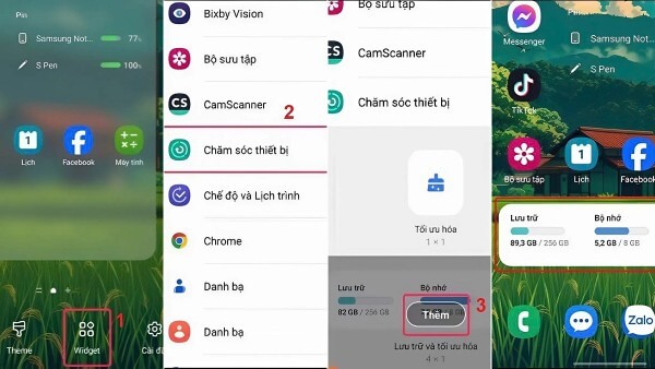 Chọn Lưu trữ & tối ưu hóa > Thêm