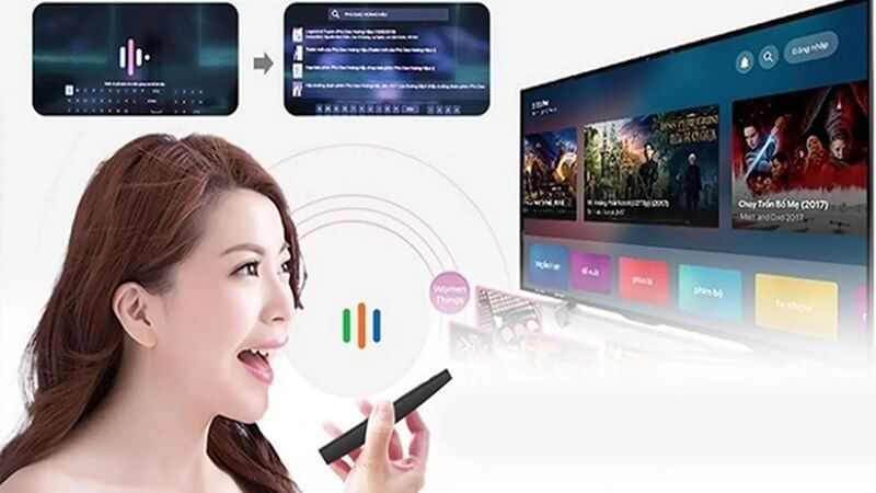 cài đặt giọng nói tivi samsung