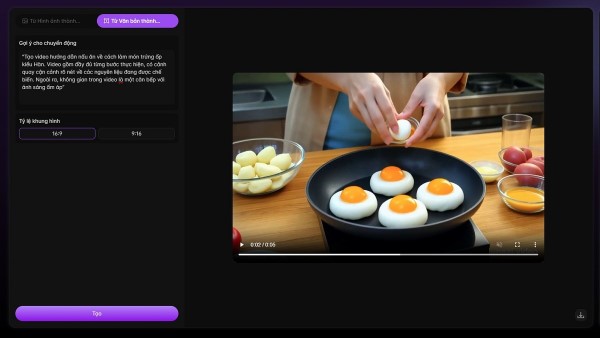 Ví dụ một số Prompt tạo video hướng dẫn