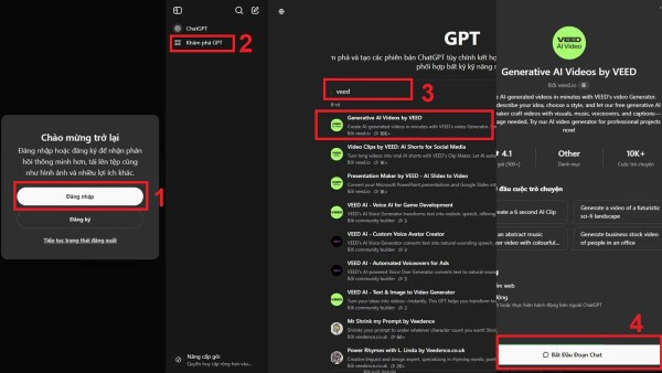 Các bước tạo video từ Prompt trên ChatGPT