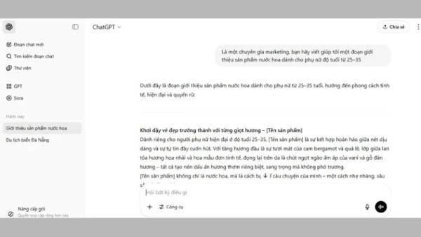 Chỉ định vai trò giúp câu trả lời phù hợp hơn 