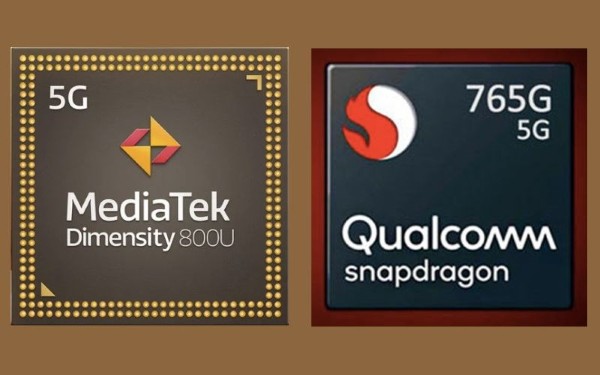 Chip Dimensity 800U so với Snapdragon 765G