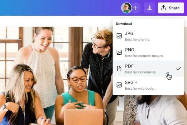 Một số lưu ý khi chuyển ảnh sang PDF bằng Canva