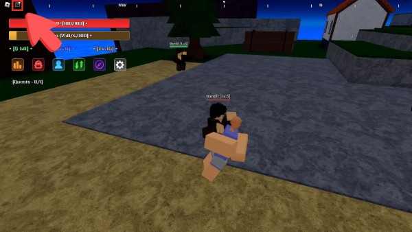 Mở Verse Piece và nhấn vào nút có chữ Code