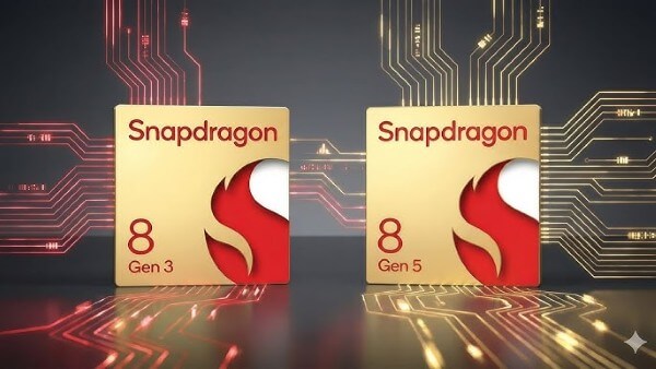 Chip Snapdragon 8 Gen 5 và Snapdragon 8 Gen 3