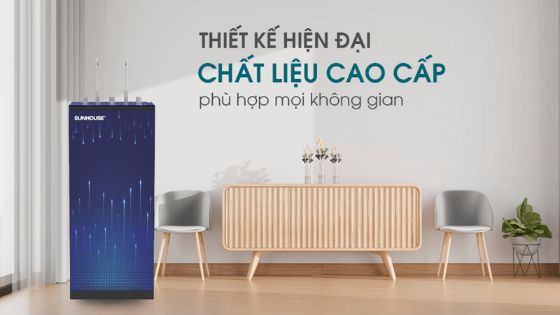 Sunhouse SHA76216CK thiết kế kính cường lực tràn viền cao cấp
