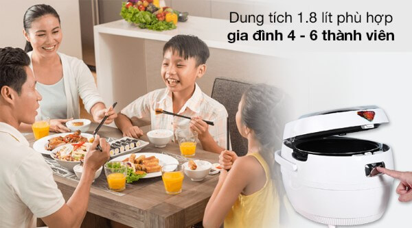 Nồi cơm điện tử Cuckoo CR-1020F/WHWHVN dung tích 1.8 lít