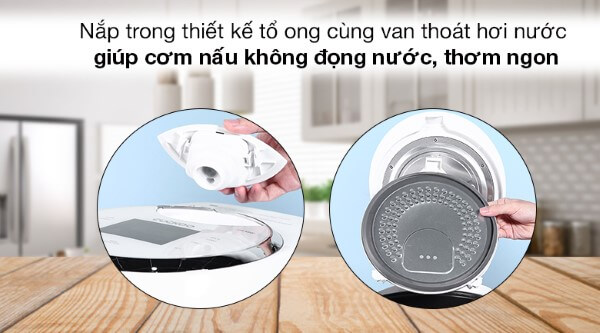 Nồi cơm điện Cuckoo CR-1020F/WHWHVN có công nghệ giữ ấm 3 chiều
