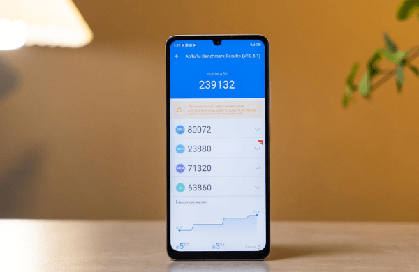 nubia A56 trang bị chip xử lý 8 nhân T7200